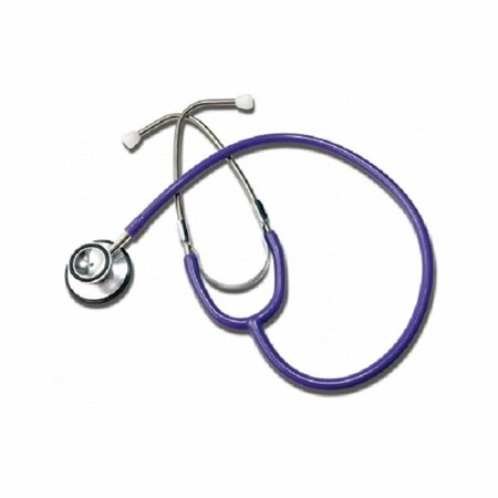 GF HEALTH PRODUCTS 22 in. Dual Head Stethoscope, Lavender 400L